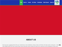 Tablet Screenshot of kumargeneratorhouse.com